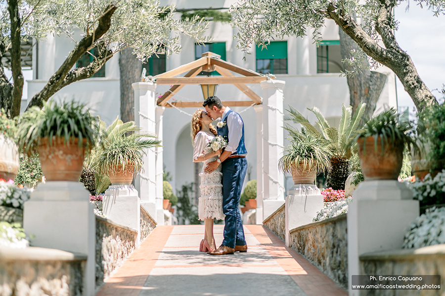 wedding photos at Villa Eva, Ravello